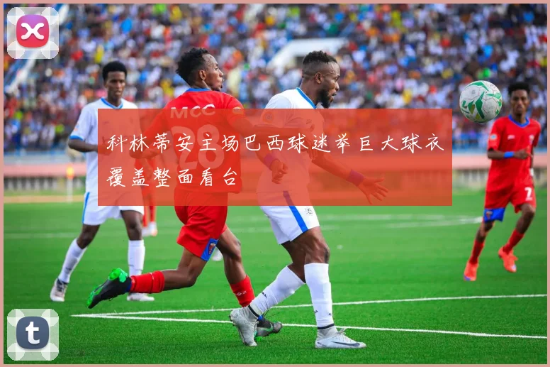 科林蒂安主场巴西球迷举巨大球衣覆盖整面看台